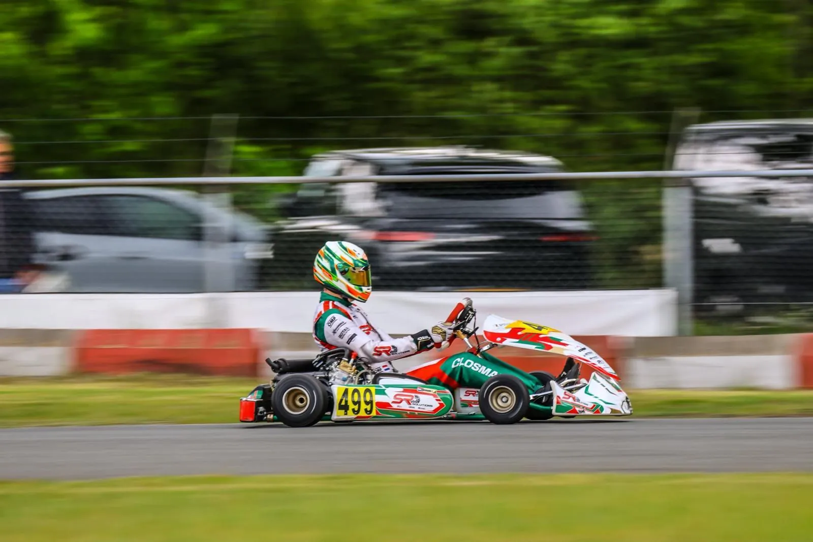 SR Solutions kart at speed